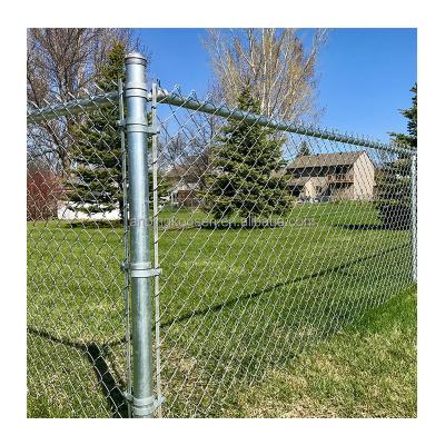 China 8 Ft Galvanized Chain Link Fence Wire Mesh for Sport Fence Excellent Performance for sale