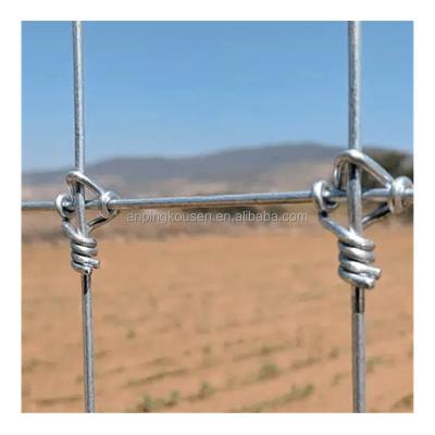 China Rot Proof Farm Fencing Guard with Fixed Knot 8ft x 330 ft Galvanized Steel Metallic for sale