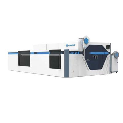 China Laser CUT GRS Laser All Cover Exchange Platform Fiber 1500w Dual Use Laser Cutting Machine For Cutting Metal Sheets for sale