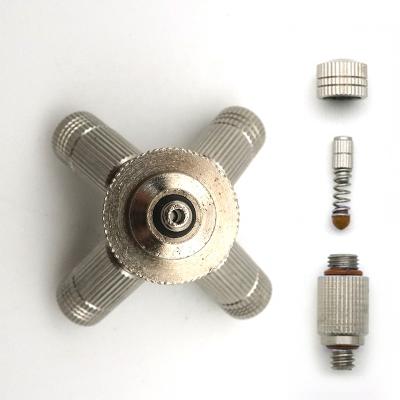 China High Efficient Popular Products Micro Brass Jet Spray Nozzle For Water Cooling Mist Hose for sale