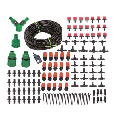 China Hot Sale Cheap Automatic Irrigation Wholesale 4/7Mm Hose Drip Irrigation System Kit For Garden for sale