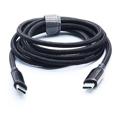 China Digital display Digital Display Type-A TO Type-C 66W fast Charge Cable for sale