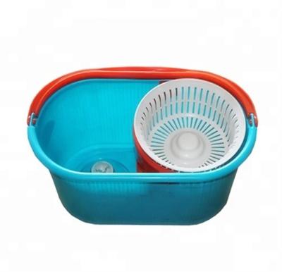 China Customized plastic injection plastic 360 degree rotation magic broom bucket mold cleaning mold for sale