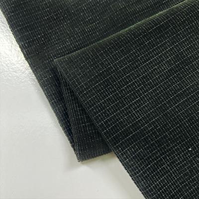 China Anti-static the most popular 98% cotton warp knitted new high elastic corduroy fabric for sale