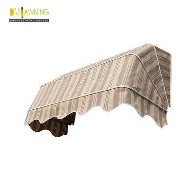 China Aluminium Retractable Window Awning Manual Sun Shade Canopy for sale