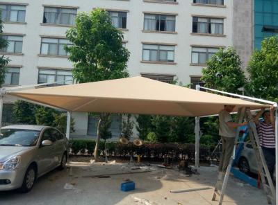 China Cheap Car Roof Awning HDPE Fabric Large Size Car Park Awnings For Sale for sale