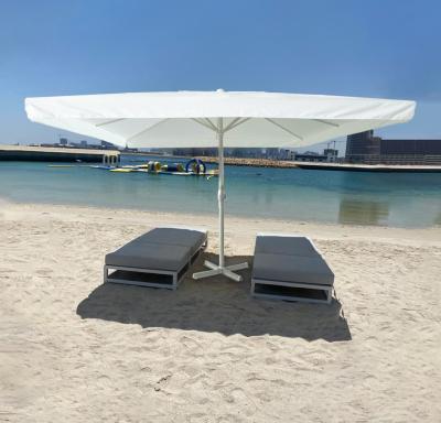 China Strong And Big Size Beach Parasol Coffee Shop Sunshade Umbrella for sale