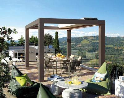 Chine Pergola rétractable à moteur à l'extérieur à vendre