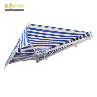 China Outdoor retractable awning Aluminum commercial manual awning for sale