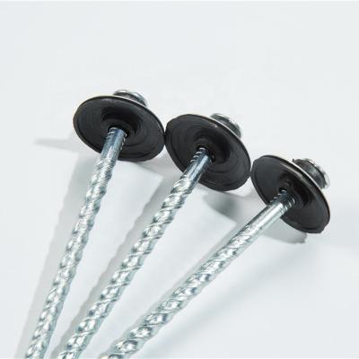 China flat screw nail with blue seal/cover screw nail price for sale