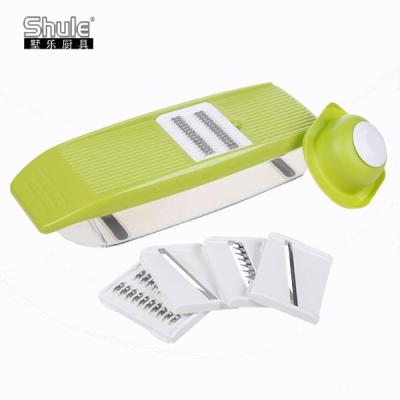 China Viable Manual Mandoline Multifunctional Plastic Slicer for sale