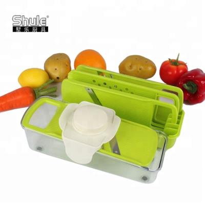 China Shule Viable Manual Multifunctional Plastic Vegetable Cleaver for sale