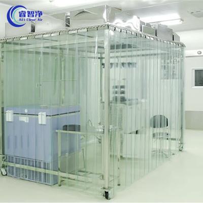 China In addition to formaldehyde design soft clean PVC curtain wall 100 clean room shed GMP factory custom new for sale