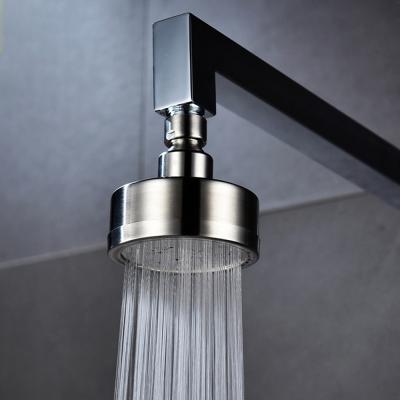 China Without Diverter 304 Stainless Steel Nickel Brushed High Pressure Top Shower Head for sale