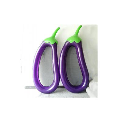 China Cute Princess Style Hot Selling In Canada Outdoor Kids Dive Playing Inflatable Eggplant Purple Swimming Ring for sale