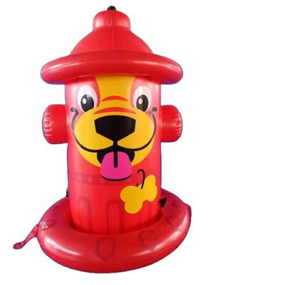 China Garden Yard Customized Kids Toys Waterproof Animal Inflatable Lawn Sprinklers Red Fire Hydrant Eco-Friendly Door Swivel Faucet for sale