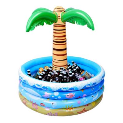 China Folding In Hold New Style Stock PVC Inflatable Tree Floating Bottle For Party BBQ Buffet And Kids Beach for sale