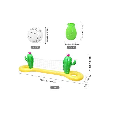 China Durable Professional Manufacturer Christmas Outdoor Entertainment Cactus Water Volleyball Yard Inflatable Game Toy for sale