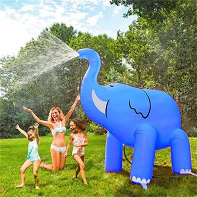 China Hot Selling Outdoor Durable Garden Moisture-proof Function Elephant Water Spray Inflatable Toy for sale