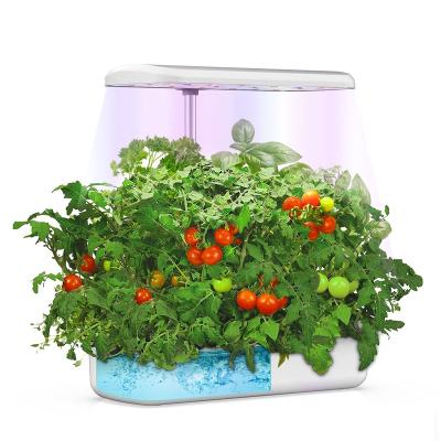 China OEM Modern 12 Color Pots Hydroponic Indoor Herb Garden Grow System for sale