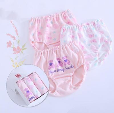 China Beautiful Antibacterial 10 Years Girl Briefs In Underwear OEM Kids Girls Panties Preteen Underwear for sale