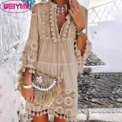 China 2021New Arrivals Custom Anti-UV Factory Size Plus Special Cover Up Women Dresses Hot Selling Cover Up Women Dress for sale