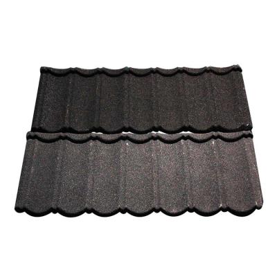 China Factory Supply Al Zinc Original Coat Stone Coated Metal Roof Tile Korea Style for sale