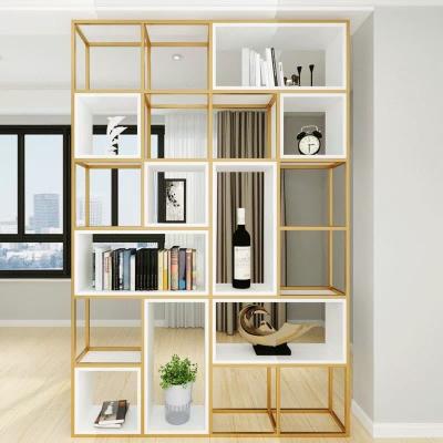 China Adjustable (height) plating gold color stainless steel frame with drawer and glass shelf for sale