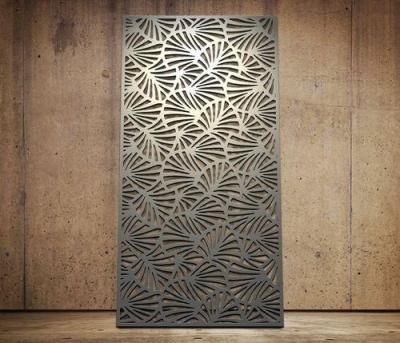 China Europe Exterior / Interior Wall Facade Designs 304 Stainless Steel Metal Decorative Laser Cut Wall Partition Panel for sale