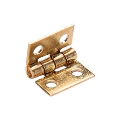 China CABI 10Pcs Mini Hinge Small Decorative Jewelry Wooden Box Modern Brass Plated for sale