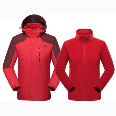 China Hooded 3-In-1 Ski Breathable Outdoor Fleece Anorak Jacket For Men for sale