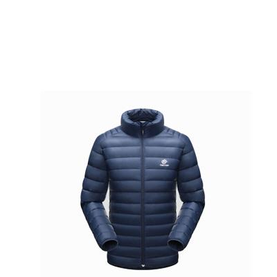 China Coat Breathable Comfortable Deep Blue Duck Down Jacket For Winters Men OEM Service for sale