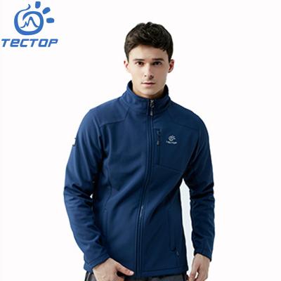 China New Arrival Breathable Plain Winter Sport Warm Softshell Jacket For Men for sale