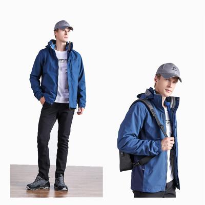 China New Arrival Breathable Winter 3 In 1 Warm Windproof Travel Jacket For Men for sale