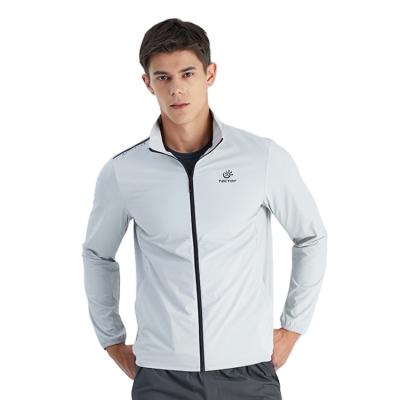 China Sustainable Men Spring Outdoor Sport Jacket Soft Comfortable Skin Jacket for sale