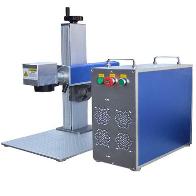 China Laser marking desktop ipg raycus jpt fiber laser marking machine max 20w 30w 50w for plastic steel aluminum for sale