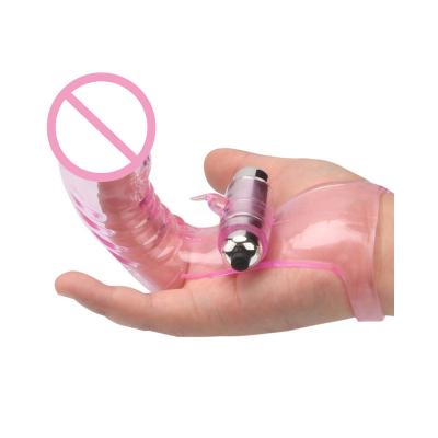 China 1 G spot massage finger vibrator sex toy for women and men for sale