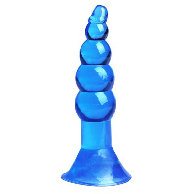 China Wholesale Hot Selling Butt Stimulation Factory Jelly Anal Plug For Beginner Gay for sale