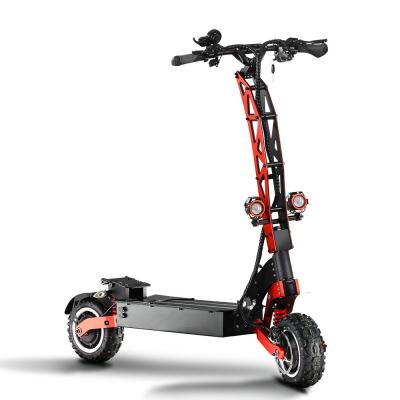 China Latest Unisex Super Cool Red 5600W Electric Scooter With Comfortable Saddle for sale