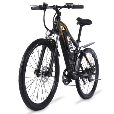 China Aluminum Alloy 500w E-BIKE EU Warehouse GUNAI 27.5 Inch 48V Mountain Electric Bicycle For Adult for sale