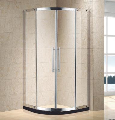 China Luxury Frame Area Stainless Steel Sliding Shower Enclosure for sale