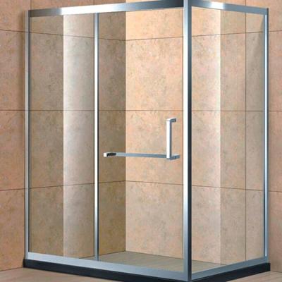 China One Sliding Door Wholesale 304 Stainless Steel Hardware Rectangle Shower Enclosure Rollaway for sale