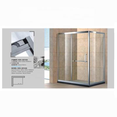 China Modern Standing Stainless Steel Shower Enclosure With Tub for sale