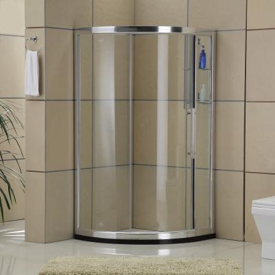 China China Modern Tempered Glass D Shape 1850 Shower Cabin for sale