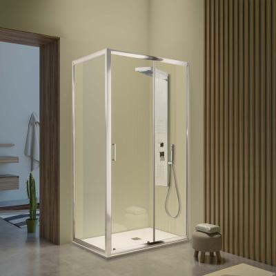 China Small Modern Sliding Aluminum Profile Shower Bando Door Cabin Shower Enclosure for sale