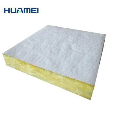 China 10kg/m3 Long Fiber Fiberglass Insulation Flame Retardant Heat Resistant Glass Wool for sale