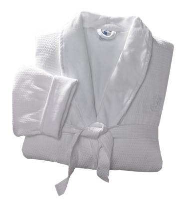 China Luxury Quality Cotton Turkish Waffle QUICK DRY with Terry Toweling Inner Bathrobe for sale