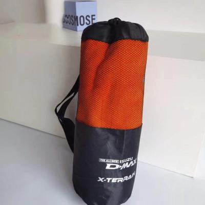 China Wholesale QUICK DRY Super Absorption Cotton Sports Towel Custom Logo Gym Towel With Mesh Bag for sale