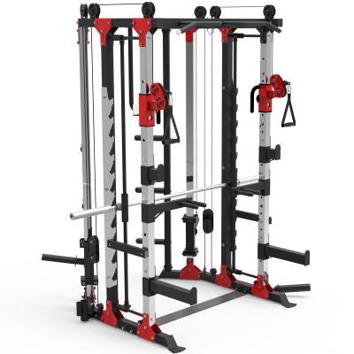 China Commercial Use Smith Machine Fitness Exercise Smith Machine Gym Equipment Strength Functional Gym for sale