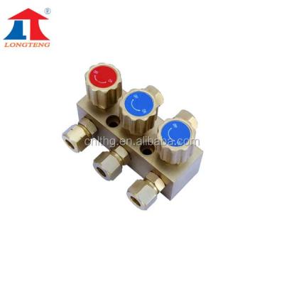 China Brass two in and six outlet gas distributors, accessories for the Pipling system for sale